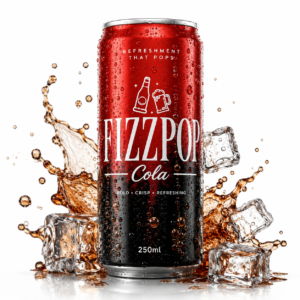 FizzPop Cola Soft Drink 250ml Can