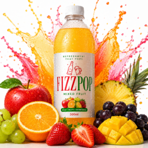 FizzPop Mixed Fruit Soft Drink 500ml Bottle